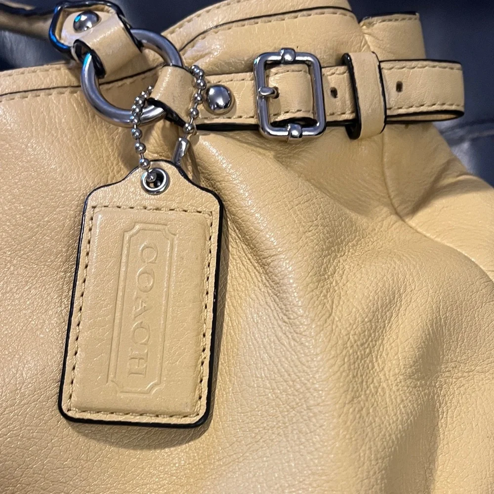 Coach Kara Carryall yellow bag